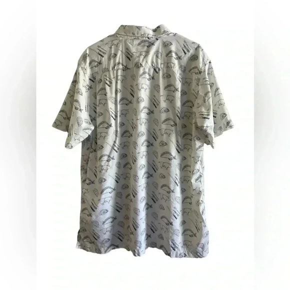 Beach & Barn Calabash Short Sleeve - White/Seafarer Print - Picture 3 of 11